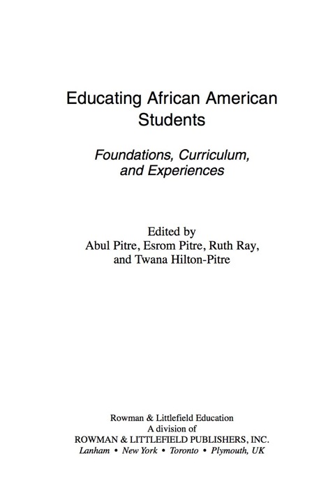 Educating African American Students 