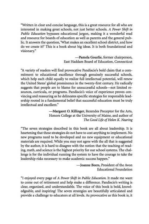 A Power Shift in Public Education 