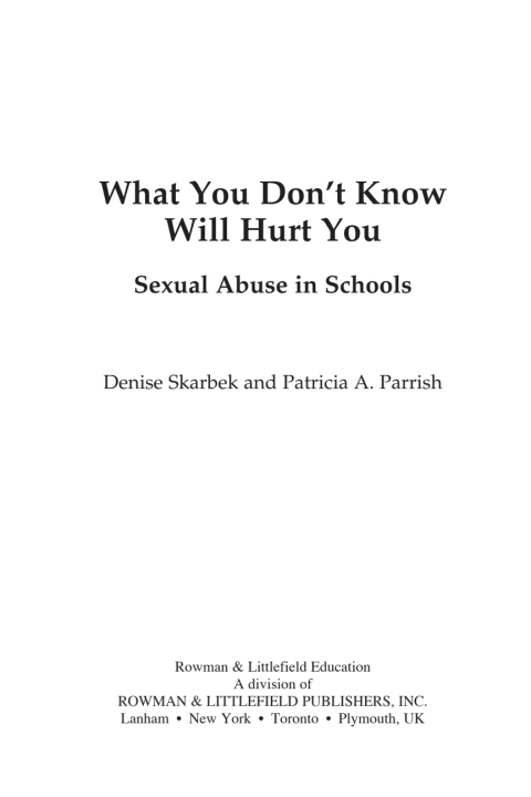 Cover image for book What You Don't Know Will Hurt You