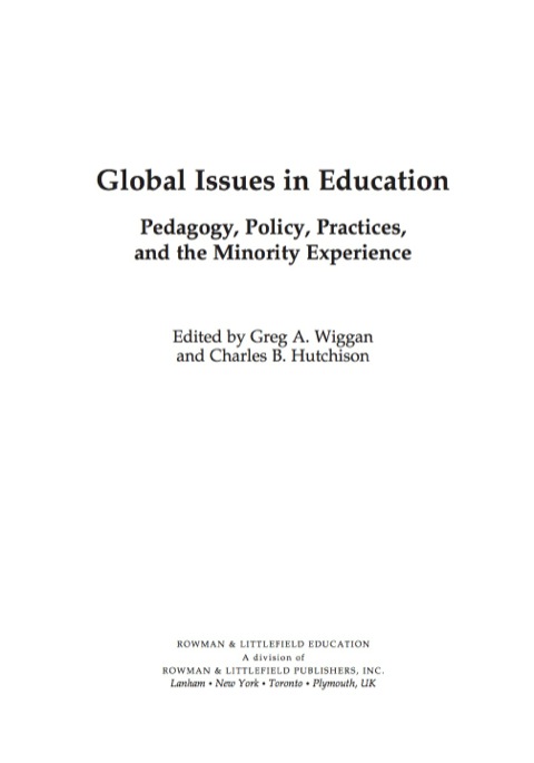 Cover image for book Global Issues in Education