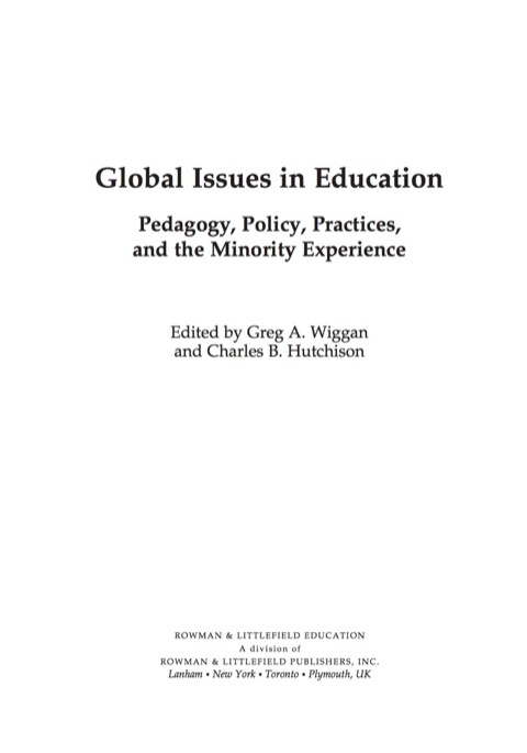 Cover image for book Global Issues in Education