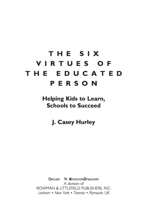 Cover image for book The Six Virtues of the Educated Person