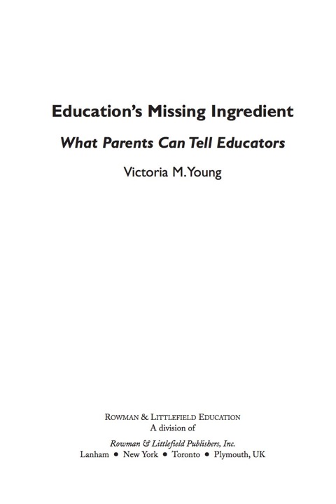 Education's Missing Ingredient 