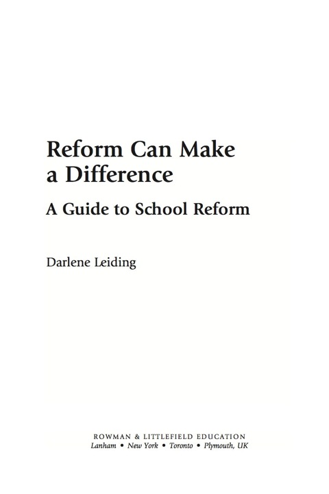 Cover image for book Reform Can Make a Difference