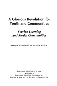 Cover image: A Glorious Revolution for Youth and Communities 9781607096207
