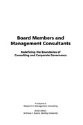 Board Members and Management Consultants: Redefining the Boundaries of Consulting and Corporate Governance - Gomez, Pierre-Yves; Moore, Rickie