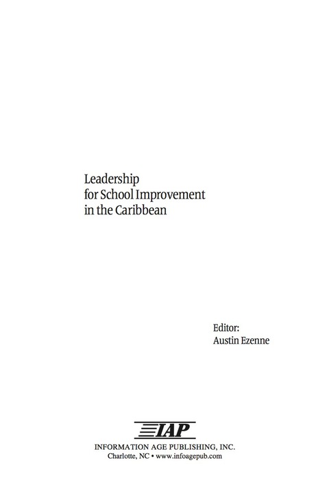 Cover image for book Leadership for School Improvement in the Caribbean