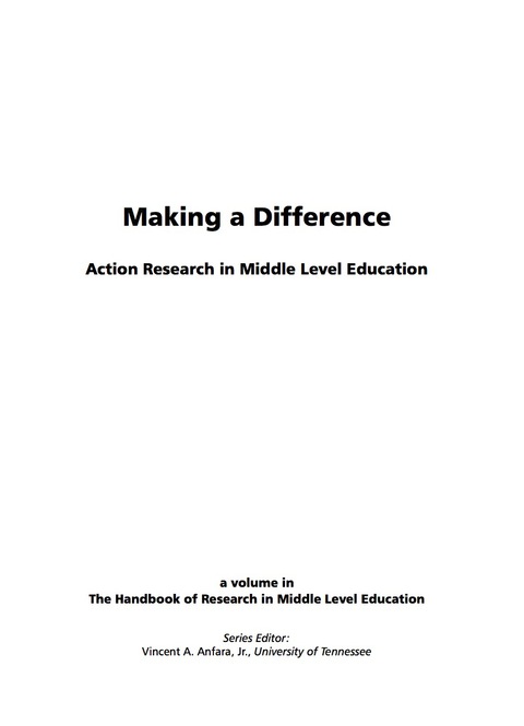 Cover image for book Making a Difference