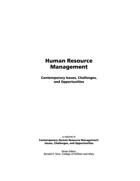Cover image for book Human Resource Management