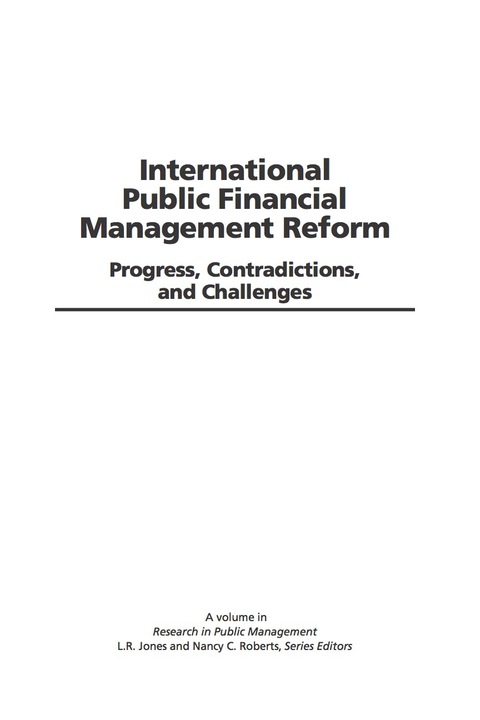 Cover image for book International Public Financial Management Reform