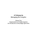 Organizations as Complex Systems: An Introduction to Knowledge Cybernetics - Yolles, Maurice