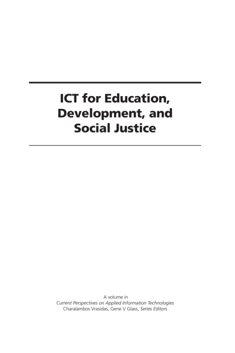 Cover image for book ICT for Education, Development, and Social Justice