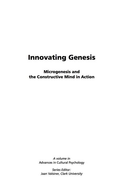 Cover image for book Innovation Genesis