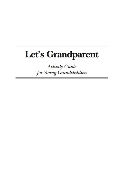Cover image for book Let's Grandparent