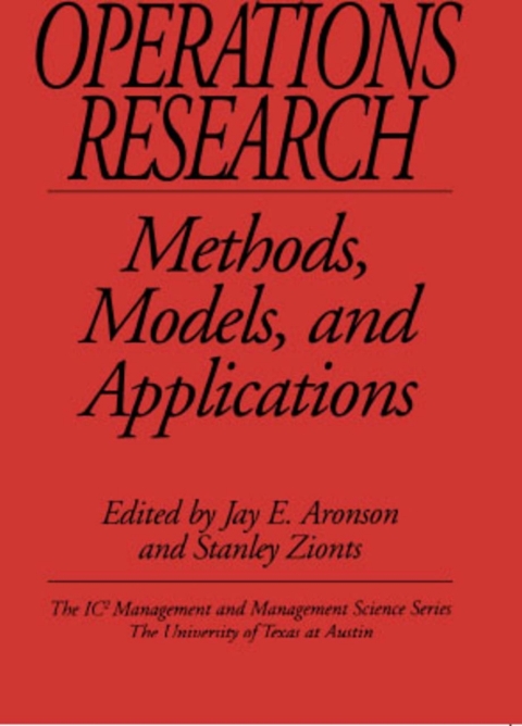 Cover image for book Operations Research
