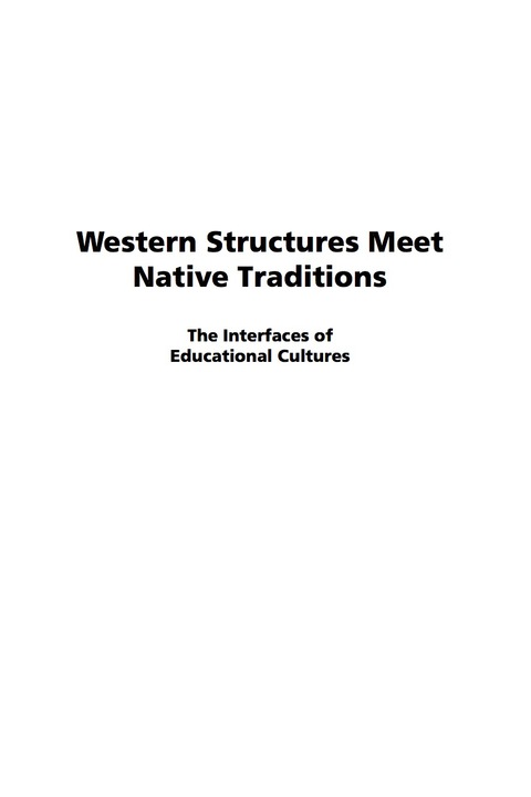Cover image for book Western Structures Meet Native Traditions