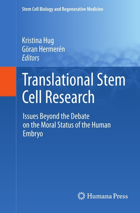 Cover image for book Translational Stem Cell Research