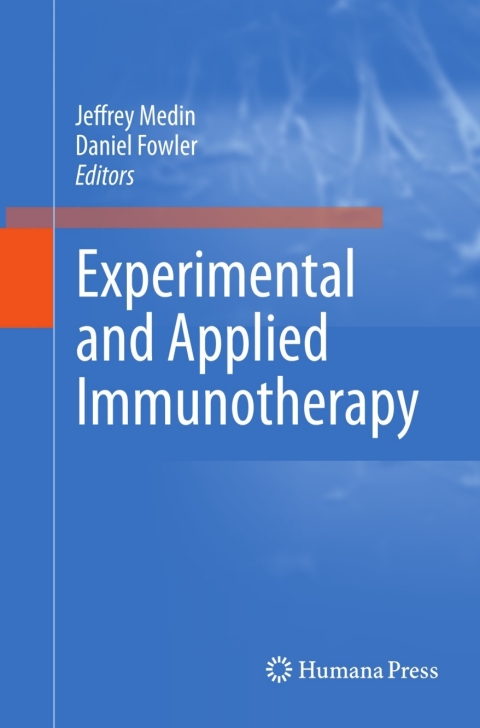 Cover image for book Experimental and Applied Immunotherapy