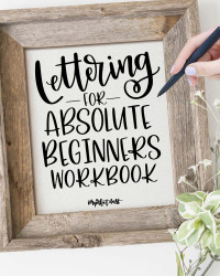 صورة الغلاف: Lettering for Absolute Beginners Workbook 9781497100527