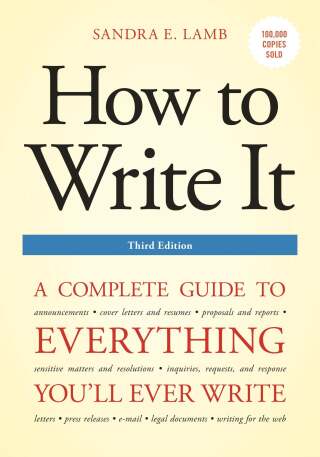 How to Write It