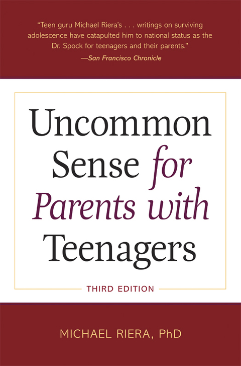 Cover image for book Uncommon Sense for Parents with Teenagers, Third Edition