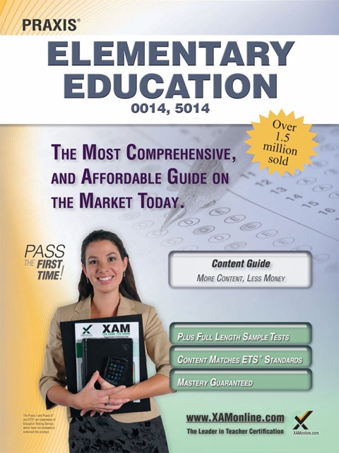 Cover image for book Praxis Elementary Education 0014, 5014 Teacher Certification Study Guide