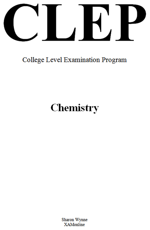 Cover image for book CLEP Chemistry