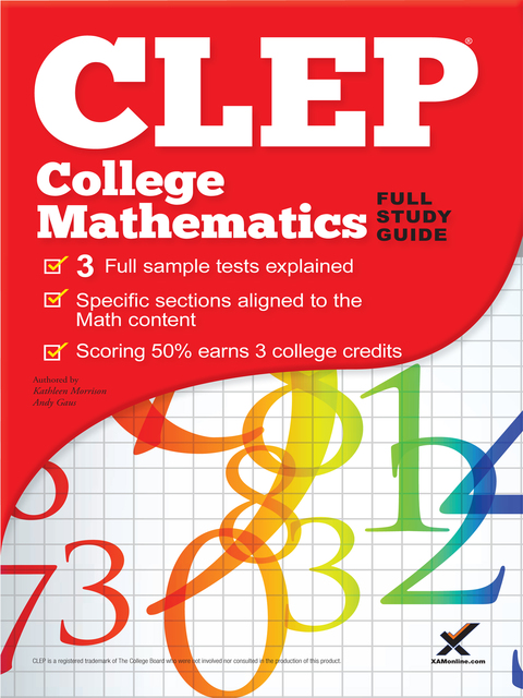 Cover image for book CLEP College Mathematics 2017