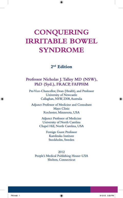 Cover image for book Conquering Irritable Bowel Syndrome, 2e