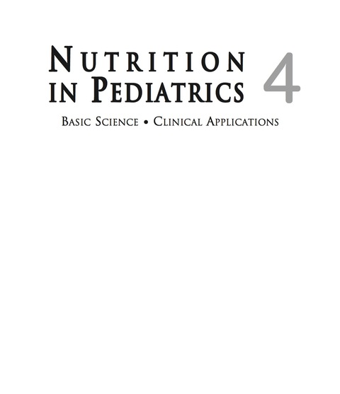 Cover image for book Manual of Pediatric Nutrition, 5e