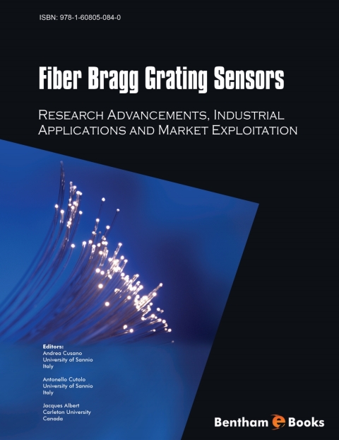 Cover image for book Fiber Bragg Grating Sensors: Recent Advancements, Industrial Applications and Market Exploitation