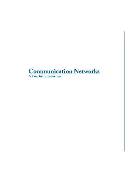 Cover image for book Communication Networks