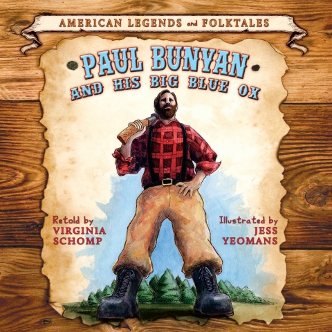 Cover image for book Paul Bunyan and his Big Blue Ox