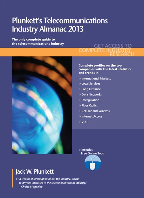 Cover image for book Plunkett's Telecommunications Industry Almanac 2013
