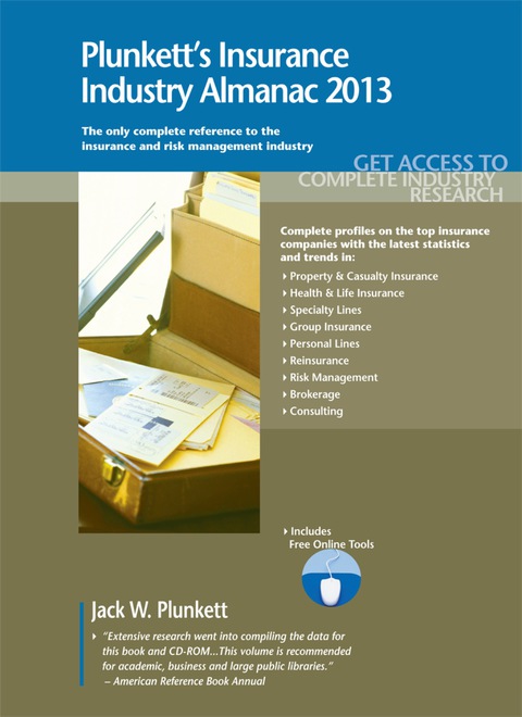 Cover image for book Plunkett's Insurance Industry Almanac 2013