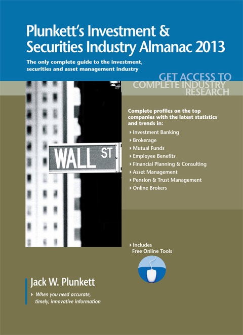 Cover image for book Plunkett's Investment & Securities Industry Almanac 2013