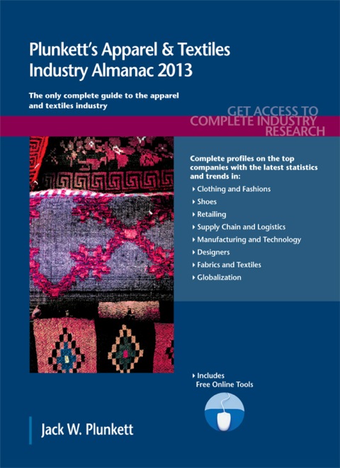 Cover image for book Plunkett's Apparel & Textiles Industry Almanac 2013