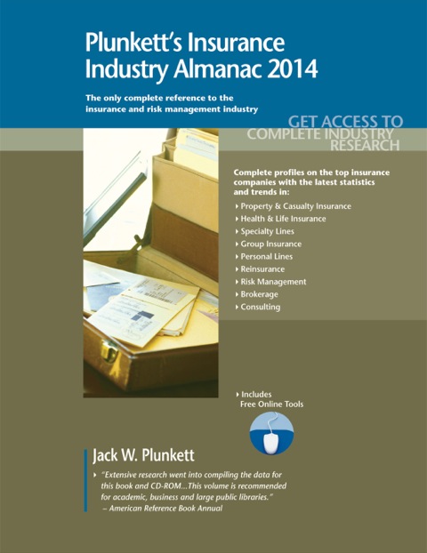 Cover image for book Plunkett's Insurance Industry Almanac 2014