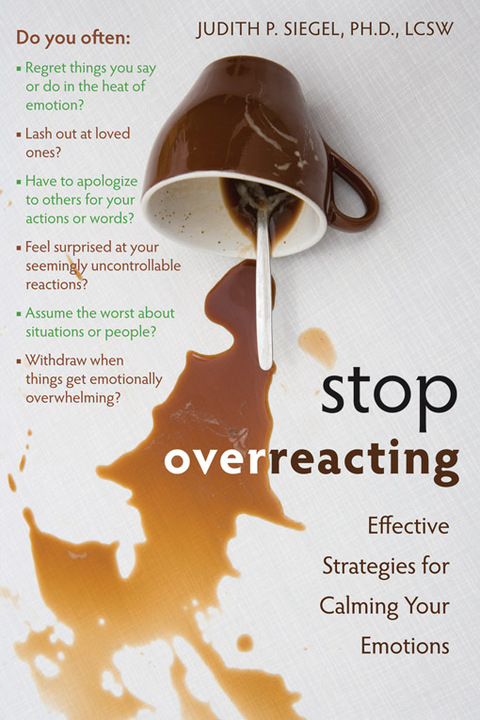 Cover image for book Stop Overreacting