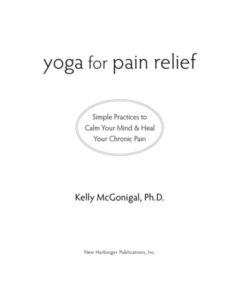 Cover image for book Yoga for Pain Relief