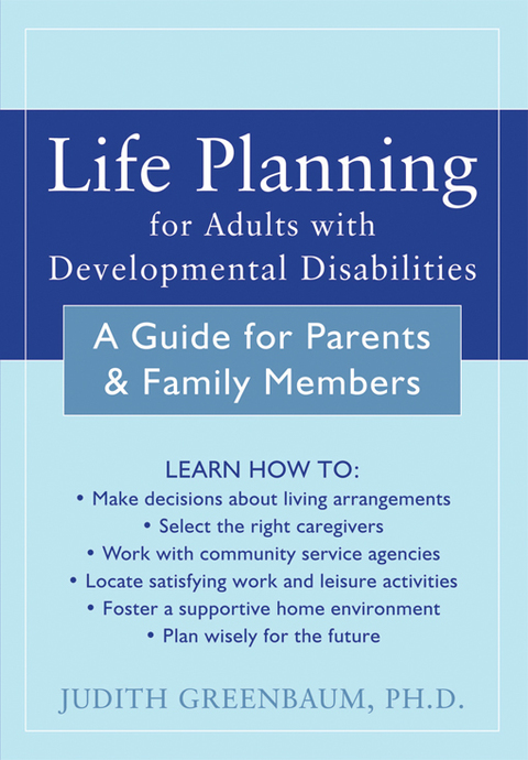 Cover image for book Life Planning for Adults with Developmental Disabilities