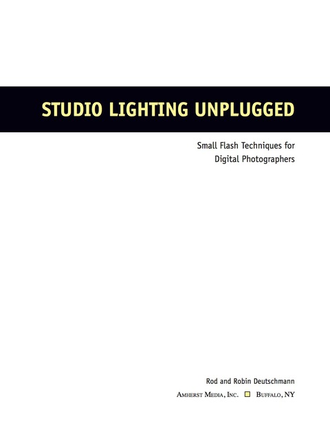 Cover image for book Studio Lighting Unplugged