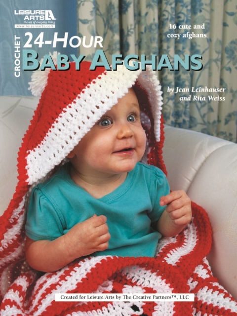 Cover image for book 24-Hour Baby Afghans