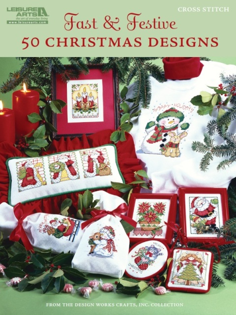 Cover image for book Cross Stitch Fast & Festive 50 Christmas Designs