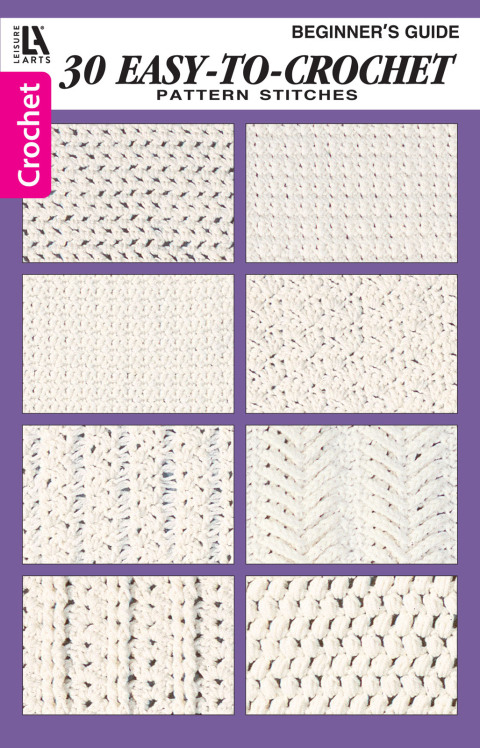 Cover image for book 30 Easy-To-Crochet Stitches