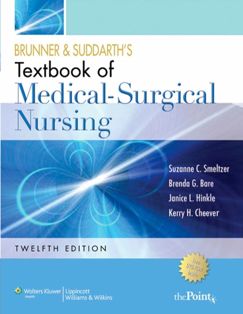 Cover image for book Brunner & Suddarth's Textbook of Medical Surgical Nursing