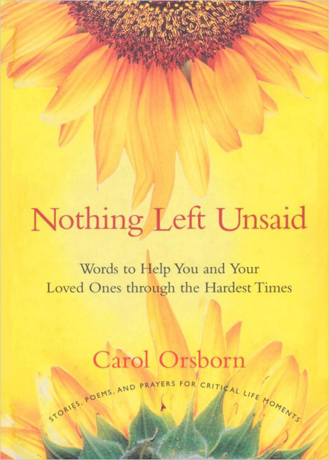 Cover image for book Nothing Left Unsaid