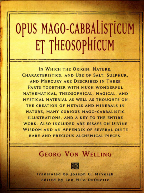 Cover image for book Opus Mago-Cabbalisticum Et Theosophicum