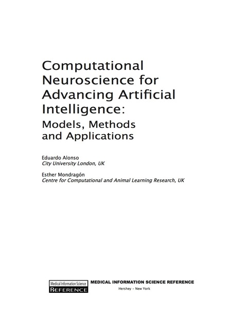 Cover image for book Computational Neuroscience for Advancing Artificial Intelligence