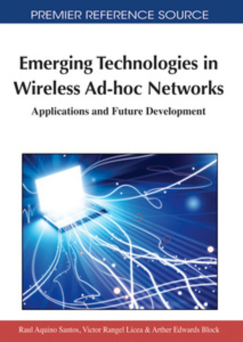 Cover image for book Emerging Technologies in Wireless Ad-hoc Networks: Applications and Future Development